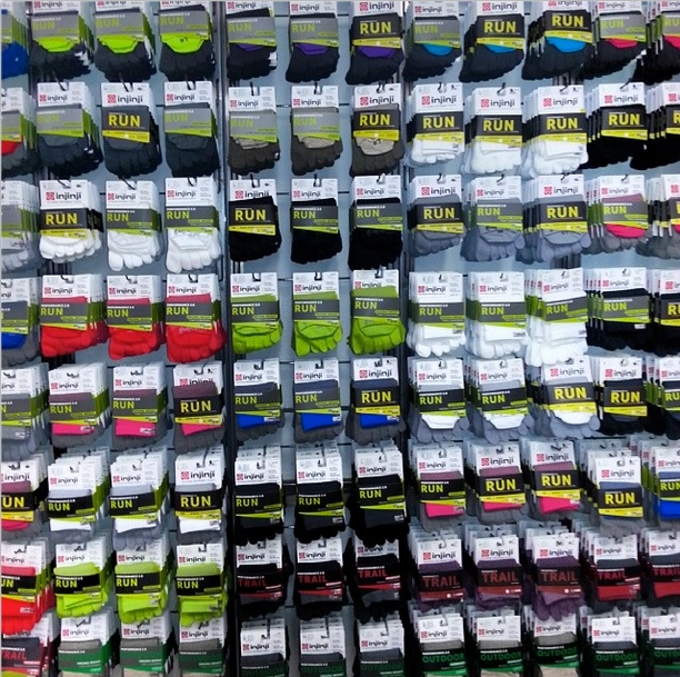 Injinji Socks Display - Lee Firman